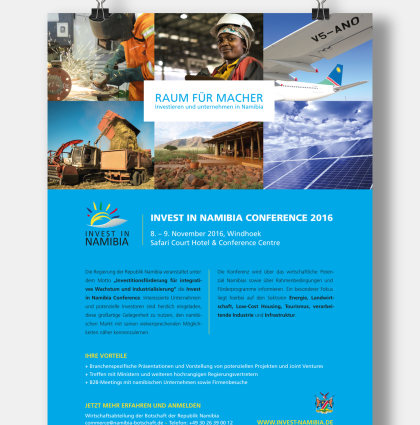 Botschaft der Republik Namibia – Invest in Nambia Conference 2016